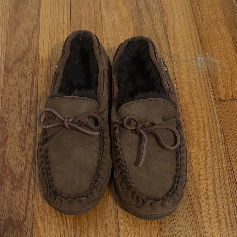 L.L. Bean Men's Dark Brown Suede Loafers